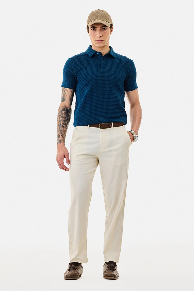 سنيتش Straight Fit Stretch Trousers